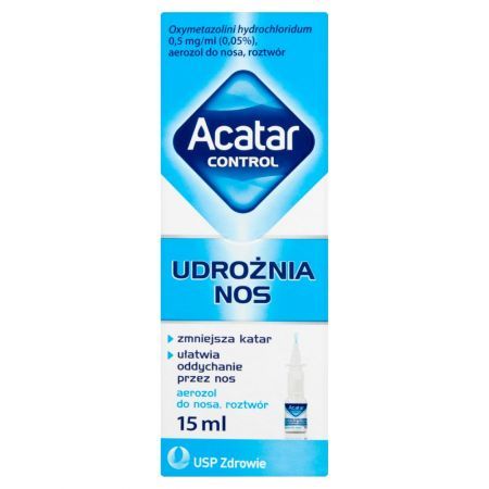 Acatar Control 0,5 mg/ ml, aerozol do nosa, 15 ml