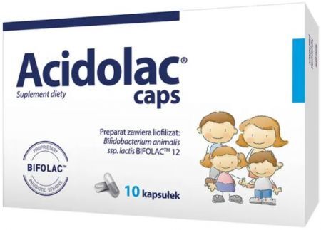 Acidolac caps, 10 kapsułek