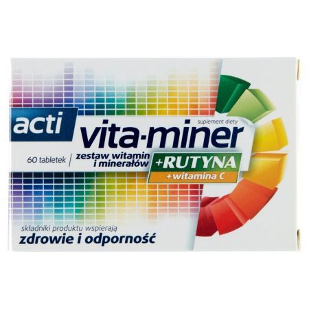 Acti vita-miner + Rutyna, 60 tabletek