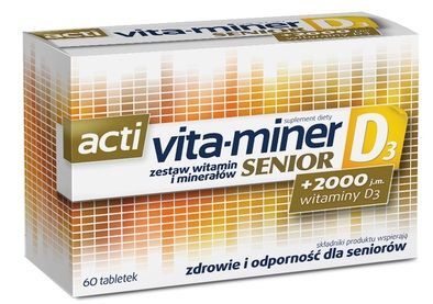 Acti vita-miner Senior D3, 60 tabletek