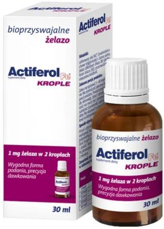 Actiferol Fe, krople, 30 ml