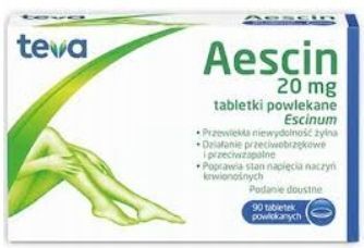 Aescin 20 mg, 90 tabletek powlekanych