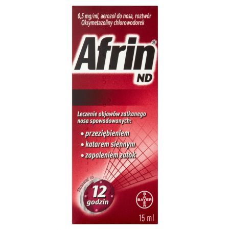 Afrin ND, aerozol do nosa, 15 ml