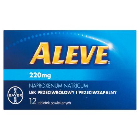 Aleve 220 mg, 12 tabletek powlekanych