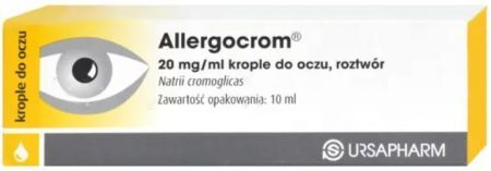 Allergocrom 20 mg/ ml, krople do oczu, 10 ml