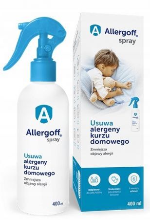 Allergoff, spray przeciw alergenom roztoczy, 400 ml