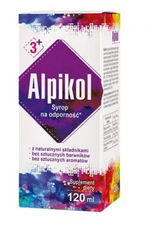 Alpikol, syrop na odporność dla dzieci po 3 roku i dorosłych, 120 ml