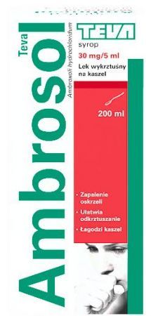 Ambrosol Teva, 30 mg/5 ml, syrop, 200 ml