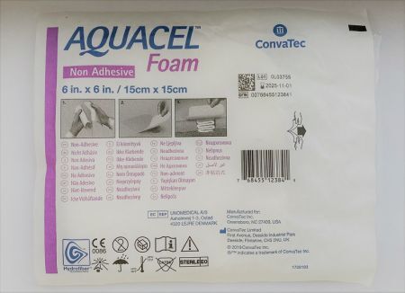 Aquacel Foam, opatrunek nieprzylepny, 15 x 15 cm, 1 sztuka