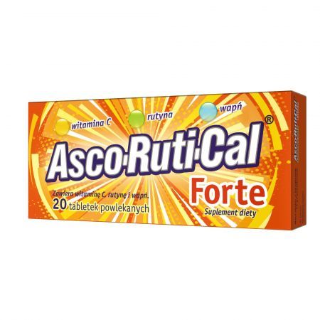 AscoRutiCal Forte, 20 tabletek powlekanych