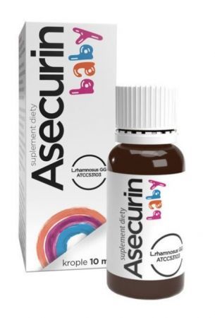 Asecurin Baby, krople dla dzieci od pierwszego dnia życia, 10 ml
