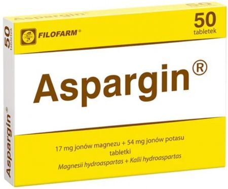 Aspargin, 50 tabletek