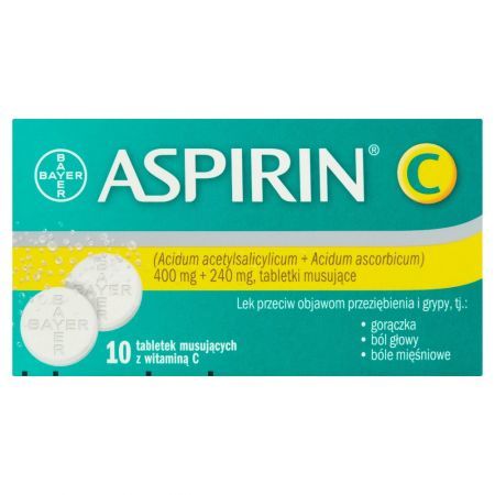 Aspirin C, 10 tabletek musujących