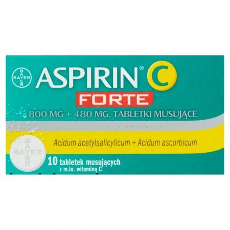 Aspirin C Forte, 10 tabletek musujących