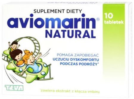 Aviomarin Natural, 10 tabletek
