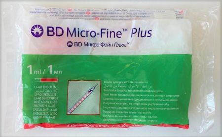 BD Micro-Fine Plus, strzykawka insulinowa U40 1ml, 1 opakowanie ( 10 sztuk)