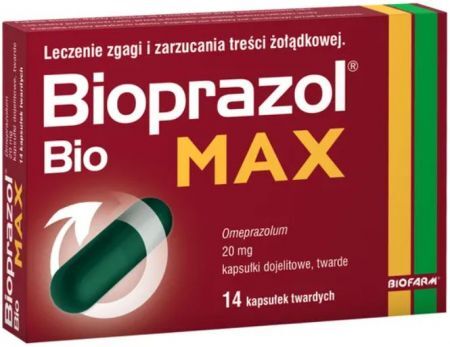 Bioprazol Bio Max 20 mg, 14 kapsułek