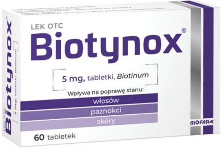 Biotynox 5 mg, 60 tabletek