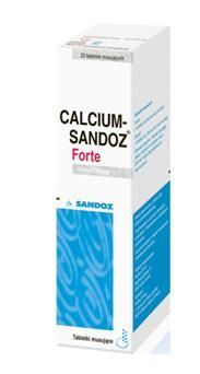 Calcium Sandoz Forte, 20 tabletek musujących