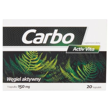 Carbo Activ Vita, 20 kapsułek