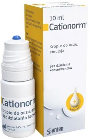 Cationorm, krople do oczu, emulsja, 10 ml