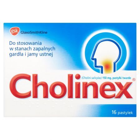 Cholinex 150 mg, 16 pastylek twardych