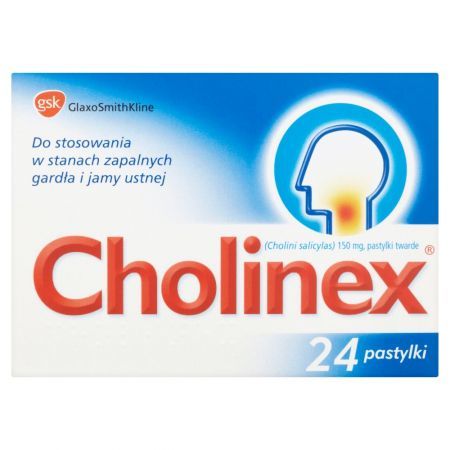 Cholinex 150 mg, 24 pastylki twarde