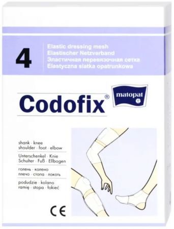 Codofix, elastyczna siatka opatrunkowa, 4cm x 1m, 1 sztuka