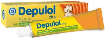 Depulol (5% + 5% + 6%)/ 100 g, na przeziębienie, żel dla dzieci od 6 miesiąca, 20 g