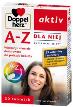 Doppelherz aktiv A-Z Dla Niej, 30 tabletek