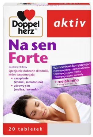 Doppelherz aktiv na sen Forte, 20 tabletek
