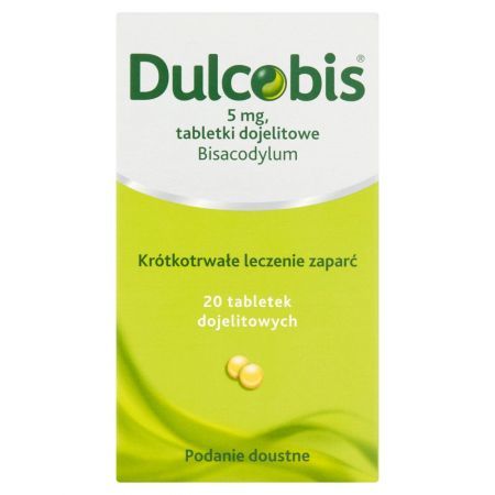 Dulcobis, 20 tabletek dojelitowych