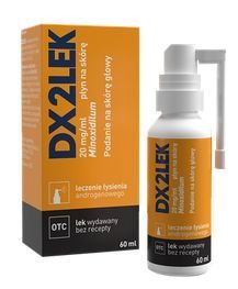 DX2LEK 20 mg/ ml, płyn na skórę, 60 ml