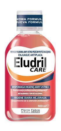 Eludril Care, płyn do płukania jamy ustnej, 500 ml