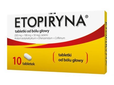 Etopiryna (300mg + 50mg + 100mg), 10 tabletek