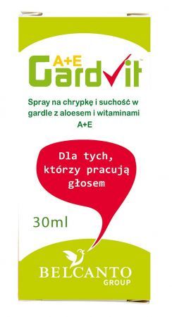 Gardvit A+E, spray na chrypkę i suchość w gardle, 30 ml