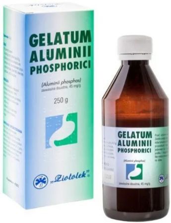 Gelatum Aluminii Phosphorici 45 mg/ g, zawiesina doustna, 250 g
