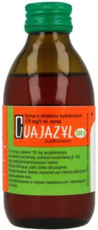 Guajazyl 125 mg/ 5 ml, na kaszel, syrop, 200 g