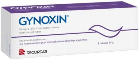 Gynoxin, 20 mg/g, 2%, krem dopochwowy, 30 g