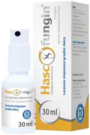 Hascofungin 10 mg/ ml, płyn do stosowania na skórę, 30 ml