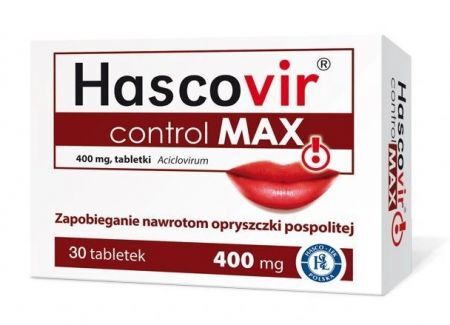 Hascovir Control MAX 400 mg, 30 tabletek