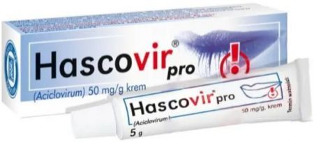 Hascovir Pro 50 mg/ g, krem, 5 g