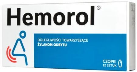 Hemorol, 12 czopków