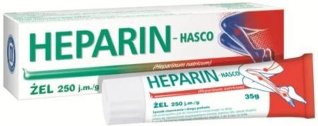 Heparin-Hasco 250 j.m./ g, żel, 35 g