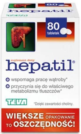 Hepatil, 80 tabletek