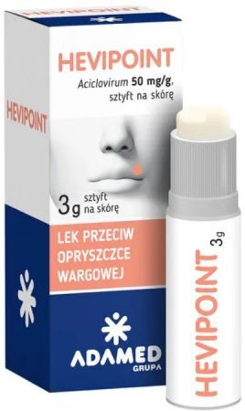 Hevipoint 50 mg/g, sztyft na skórę, 1 sztuka