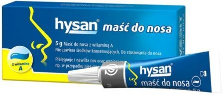 Hysan, maść do nosa z witaminą A, 5 g