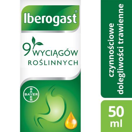 Iberogast, płyn doustny, od 6 roku życia, 50 ml