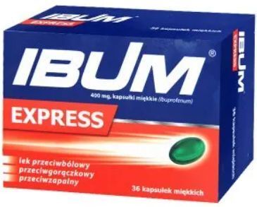 Ibum Express 400 mg, 36 kapsułek miękkich