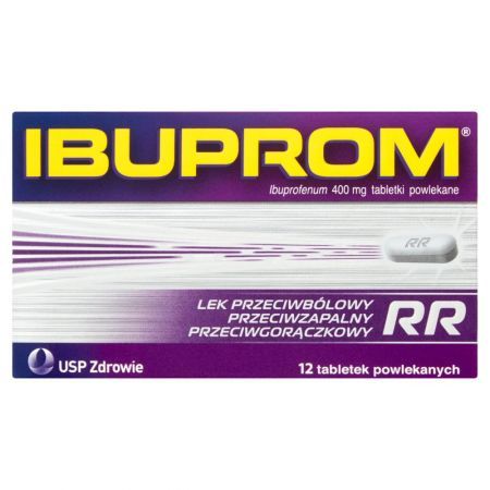Ibuprom RR 400 mg, 12 tabletek powlekanych